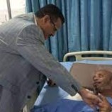 مدير عام المنصورة يطمئن على صحة المخرج / محمد حسين بيحاني