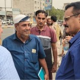 مدير عام المنصورة يدشن عمل محطة نقل الركاب في منطقة كابوتا