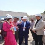 محافظ العاصمة لملس ومسؤولة هولندية يتفقدان مشاريع قطاع المياه