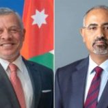 الرئيس الزبيدي يهنيء ملك الأردن بعيد المملكة ال ٧٩