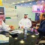 محافظ حضرموت ووزير الكهرباء يناقشان مع البرنامج السعودي مشاريع استراتيجية للكهرباء والتعليم العالي