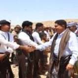 العميد المحمدي يشهد الزواج الجماعي الميسر الأول لعدد 100 عريس وعروس في يبعث