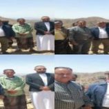 زيارة تفقدية من وزارة الصناعة لموقع مشروع الغاز المنزلي في يافع لبعوس