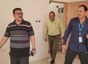 مدير عام المنصورة يتفقد مستوى الإنجاز بمشروع بناء مركز الشرطة النسائية بعدن