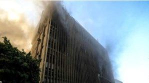 حريق بسنترال رمسيس القاهرة يعطل خدمة الاتصال ويصيب 22 شخصاً