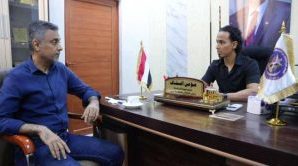 السقاف يبحث مع رئيس هيئة التأمين الصحي سُبل تحسين الخدمات الصحية بالعاصمة عدن