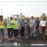 وزير الأشغال العامة ورئيس صندوق صيانة الطرق يتفقدان مشروع إعادة تأهيل خط دوار الملعب – جولة السيلة في العاصمة عدن