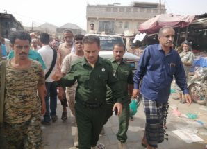 بتوجيهات الحالمي رئيس انتقالي لحج حملة لضبط أسعار المواد الغذائية في أسواق مدينة الحبيلين بردفان باشراف رئيس تنفيذية المديرية.