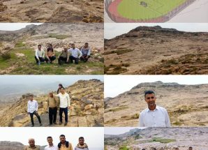 مدير عام الحصين والشباب والرياضة ينفذان نزولاً ميدانياً إلى موقع إنشاء ملعب جديد في منطقة حرير