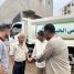 مدير عام مديرية الشيخ عثمان ونائب مدير صندوق النظافة يتفقدان أعمال شفط مياه الأمطار
