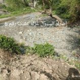 سيول الأمطار تخلف اضرار بمنطقة عقيب بحجر في مديرية الضالع