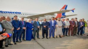 وزير النقل يعلن وصول طائرة إيرباص حديثة لاسطول الخطوط الجوية اليمنية
