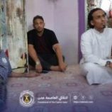 السقاف يزور أسرة البيضاني ويقدم لهم الدعم المعنوي والمادي