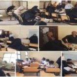 مدير عام المكتب الفني والتدريب المهمي يطلع على سير الامتحانات الوزارية بالعاصمة عدن
