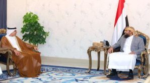 المحرمي يبحث سبل التعاون المشترك مع سفير دولة الامارات ويشيد بجهودها الحثيثية