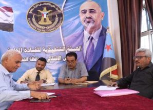 فريق التوجيه الرئاسي يطلع على عمل الإدارتين التنظيمية والاقتصادية بانتقالي الضالع