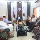 فريق الرقابة والتوجيه الرئاسي يلتقي بالهيئة العسكرية الجنوبية بالمهرة