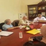 فريق التوجيه الرئاسي يجتمع برئيس جامعة أبين للبث في سبل تعزيز العمل المشترك