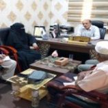 د. العمودي يلتقي رئيس مركز المعرفة للدراسات والابحاث