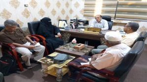 د. العمودي يلتقي رئيس مركز المعرفة للدراسات والابحاث