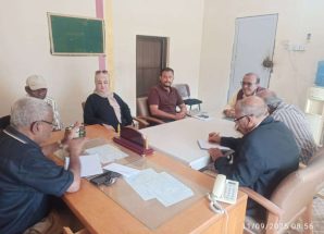 فريق التوجيه والرقابة الرئاسي يزور المعهد الصحي بجعار ومعهد التدريب المهني بالكود