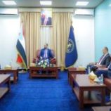 الأمين العام يبحث سبل تعزيز جهود تحقيق السلام مع وفد المعهد الأوروبي