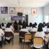 انتقالي الضالع ينفذ محاضرة توعوية لطلاب معهد أمين ناشر وكلية الضالع الجامعية