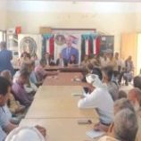 فريق التوجيه والرقابة الرئاسي يعقد لقاءً مشتركًا مع قيادتي الانتقالي والسلطة المحلية في الحبيلين