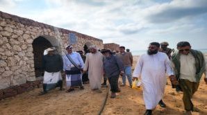الفريق الرئاسي يتفقد محمية ديحمري البحرية بسقطرى
