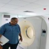 انتقالي أبين يتفقد أعمال الصيانة للأشعة المقطعية بمستشفى الرازي