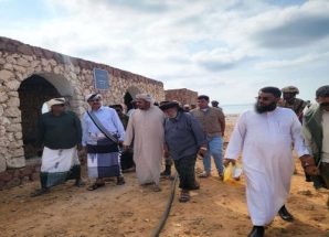 الفريق الرئاسي يتفقد محمية ديحمري البحرية بسقطرى