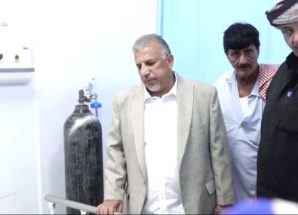 الجعري يطمئن على الحالة الصحية لجرحى القوات العسكرية والأمنية بمستشفى الغيضة