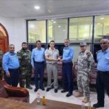 زيارة رسمية للملحق العسكري الفرنسي لميناء الحاويات في العاصمة عدن