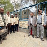 وكيل وزارة الزراعة يتسلّم مشروع رصف قناة المياه في منطقة البستان بمديرية تبن لحج