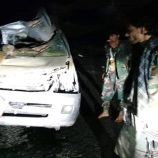 حادث مروري يتسبب بأصابة 9 أشخاص في أببن