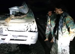 حادث مروري يتسبب بأصابة 9 أشخاص في أببن