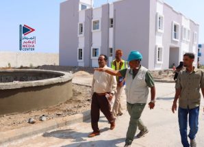 الزهري يطلع على سير العمل في مشروع مدينة الشيخ محمد بن زايد الطبية بخورمكسر