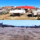 إزالة البناء والظواهر العشوائية مقابل سوق قات الممدارة