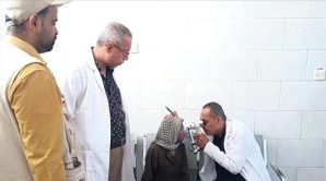 انطلاق مخيم طبي مجاني لجراحة العيون في مديرية الشيخ عثمان