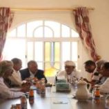 الفريق الرئاسي يلتقي الهيئة التنفيذية للمجلس العام لأبناء المهرة وسقطرى