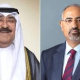 الرئيس الزُبيدي يُعزّي أمير دولة الكويت في وفاة الشيخ صباح جابر الصباح