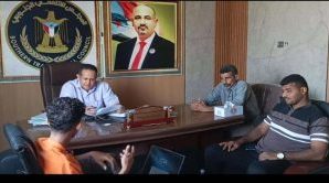 رئيس تنفيذية انتقالي لحج يطلع على جهود مكتب الزراعة والري