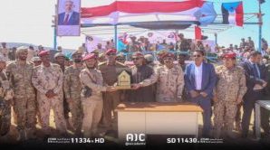 عرض عسكري مهيب بحفل تخرج الدفعة الأولى لمحور سقطرى