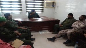 اجتماع أمني بلحج لمواجهة سرقة الكابلات والممتلكات الحكومية