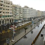 اندلاع حريق في عمارة بالشارع الرئيسي في المعلا