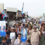 تواصل التظاهرات الشعبية في المحفد بأبين المطالبة بإعلان دولة الجنوب العربي