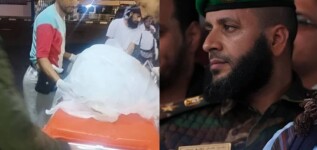 ضباط وأفراد وحدة حماية الاراضي يعزون القائد كمال الحالمي بوفاة احد اقاربه المعتصمين في ساحة العروض