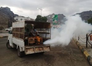 تدشين حملة الرش الضبابي في المعلا