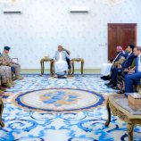 الرئيس القائد عيدروس الزُبيدي يستقبل قيادة القوات المشتركة لقوات التحالف العربي