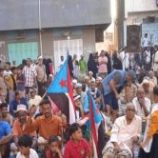 فريق التوجيه والرقابة الرئاسي يتفقد مخيم الاعتصام المفتوح في لحج